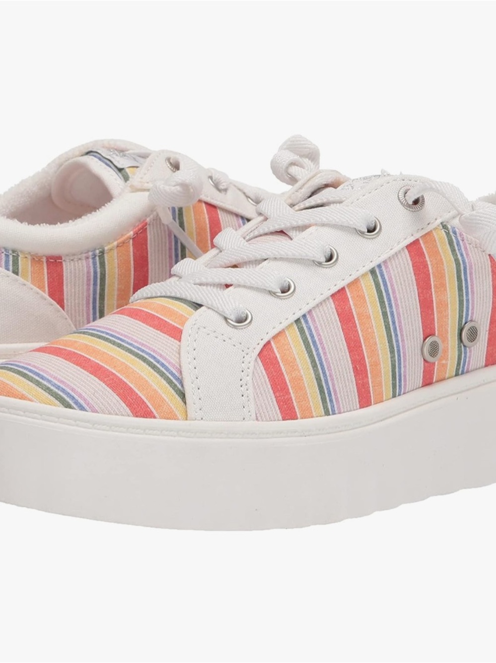 Roxy woman’s Sheilahh shoes trainers Rainbow Stripe Low-Top Sneakers